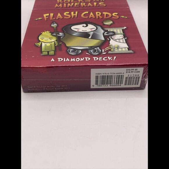 Basher Flashcards: Rocks and Minerals: A Diamond Deck (Basher Science) - GOOD - Picture 5 of 5